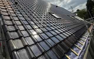 toiture en tuiles pose mécanique